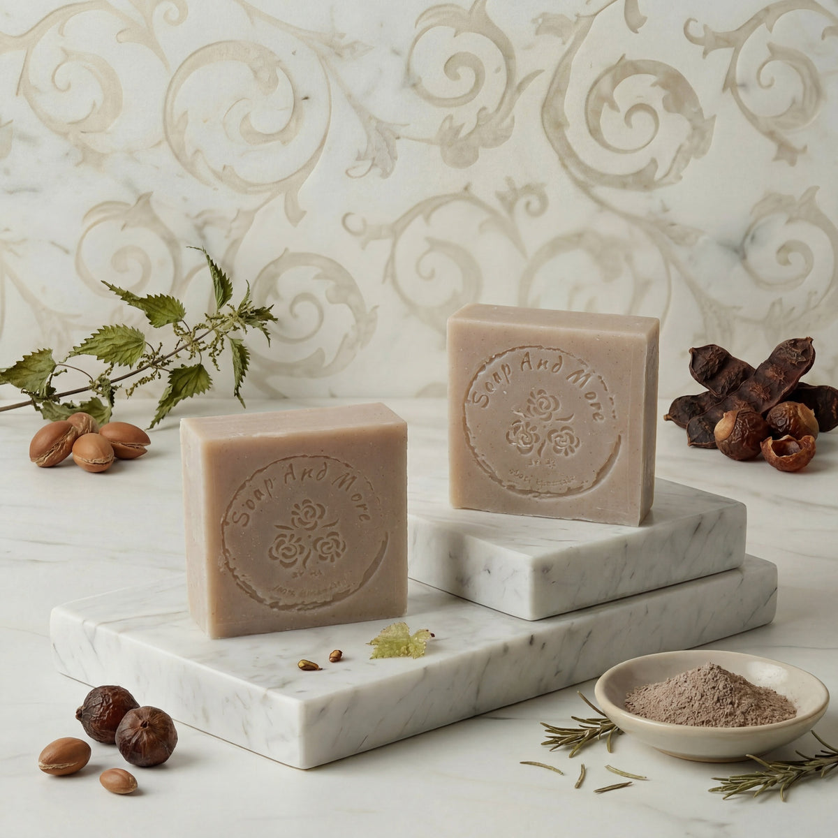 Feste Shampoo Seife - Frische Minze Rosmarin