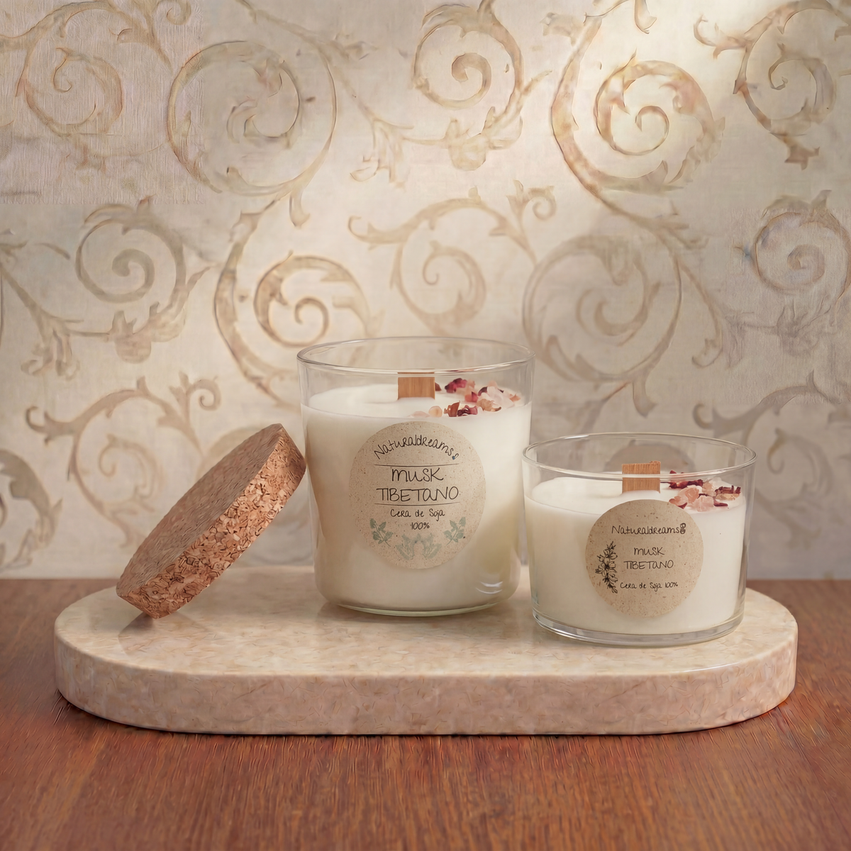 Tibetan musk soy wax candle
