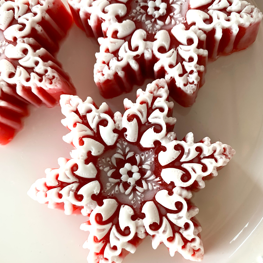 Schneeflocke Preiselbeere & Rhabarber